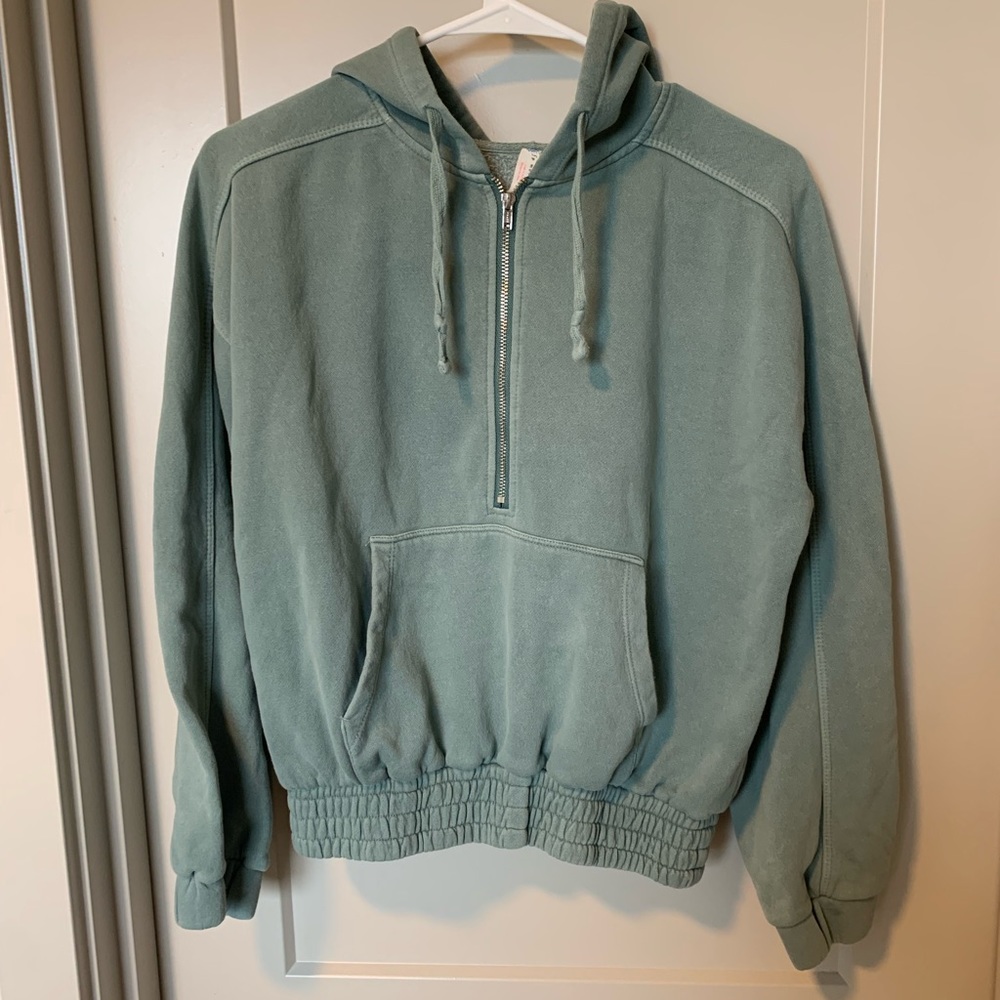 Free people movement 3/4 zip hoodie